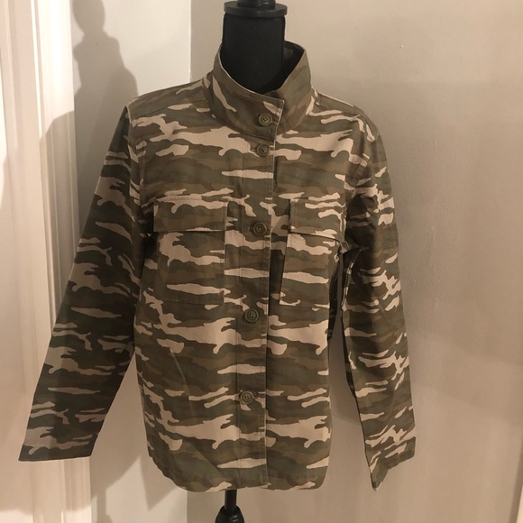NWT Woman camouflage utility jacket size L! - Picture 1 of 6